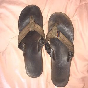Rainbow Flip Flops - worn condition